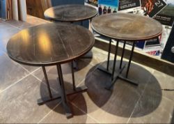 3X BAR OR CAFE TABLES