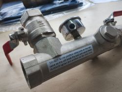 HYDROTECH - FLOW SWITCH VALVE - BRASS - 1 1/4