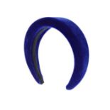 255 X ASSORTED COLOUR 5CM WIDE PADDED VELVET HEADBANDS - 2CM PADDING - RRP £3500