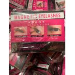 JOB LOT OF 100 BRAND NEW MAGNETIC EYE LASHES