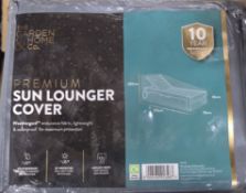 JOB LOT OF 10 PREMIUM SUN LOUNGER COVER GREY MASSIVE RE SALE POTENTIAL