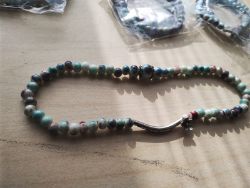 GYPSY STYLE BEADED CHOKER+ BRACELETS - JOBLOT OF 8 - BRAND NEW