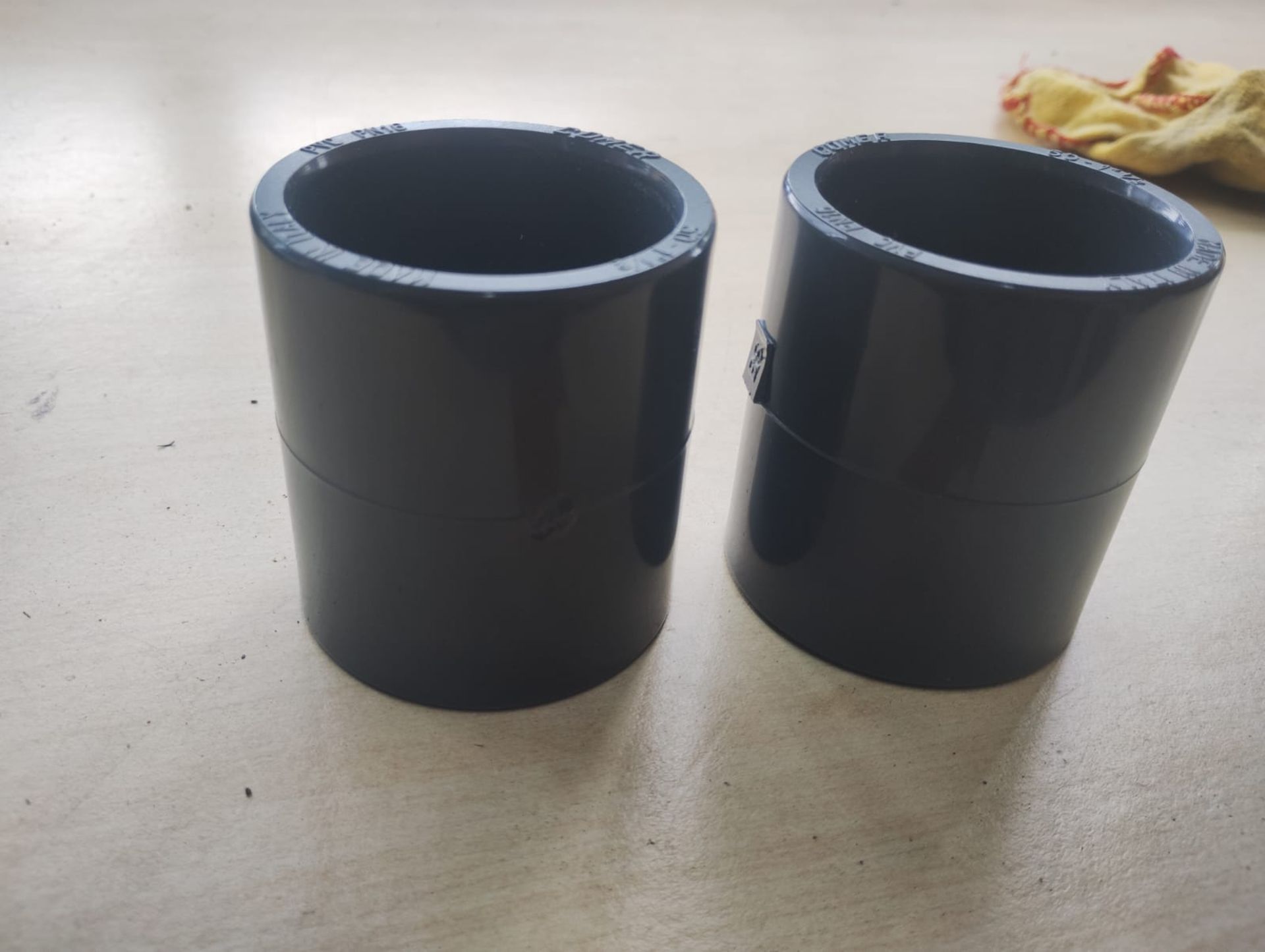 COMER 1 ½" EQUAL COUPLER - PVC - GREY - JOBLOT OF 2 - NEW - Image 3 of 3