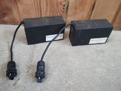 JOBLOT OF 2 , LEISURE BATTERIES - 25.9V -WITH CONNECTIONS