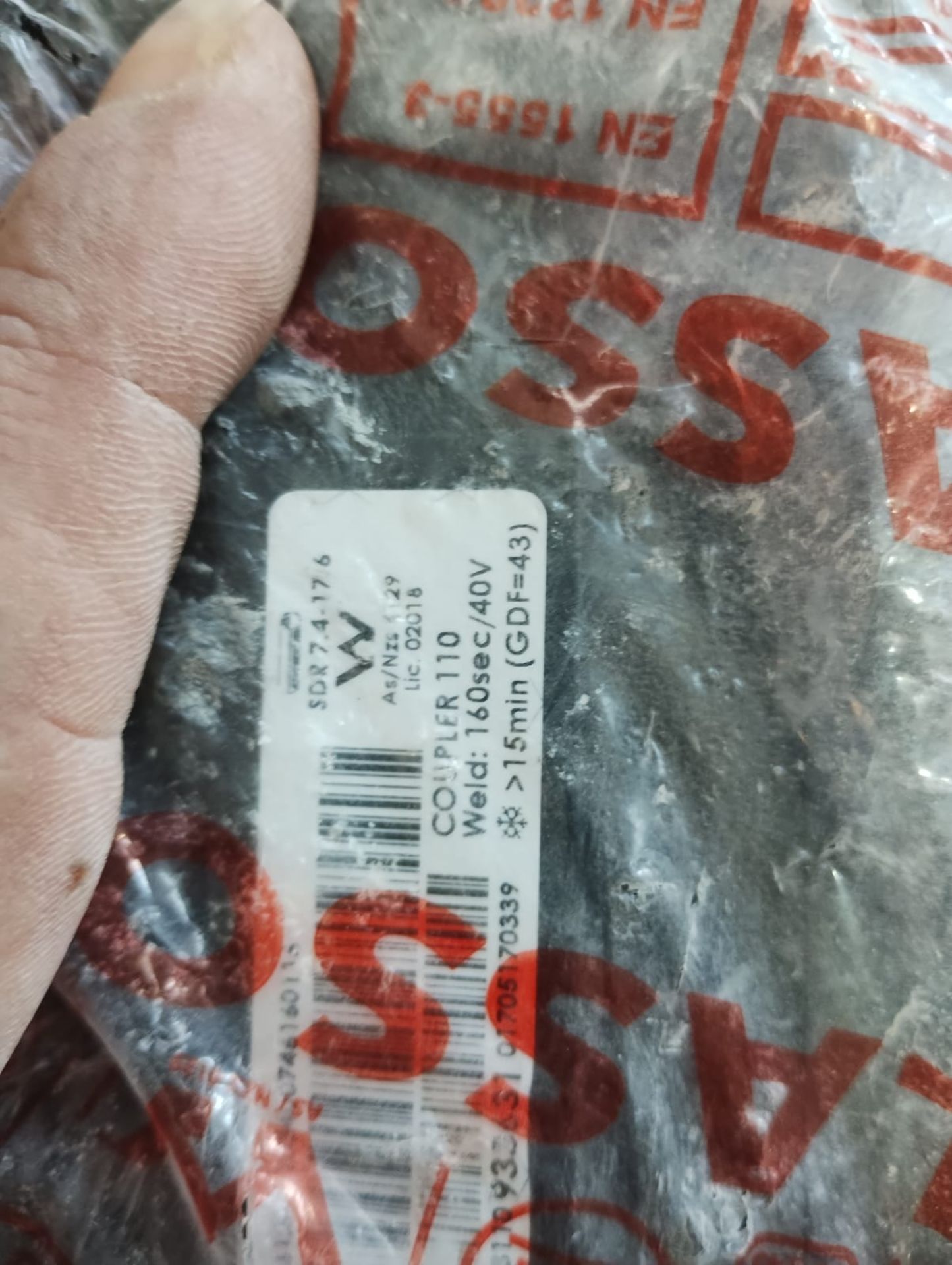 PLASSON FUSMATIC 90° ELBOW 110 GAS PE100 SDR11 PN16 – 200SEC/40V – JOBLOT OF 3 (NEW) - Image 2 of 9