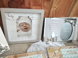 JOBLOT OF 6 - BEAUTIFUL WOODEN , GLASS , METAL PHOTO FRAMES MIXED DESIGNS - BRAND NEW !!