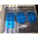 RIP SPEED - COMPETITION PETAL SET - BLUE ALUMINUM - NEW IN ORIGINAL BOX