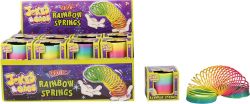 300 X RAINBOW SPRING SLINKY BRAND NEW