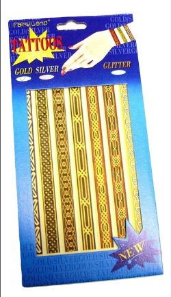 192 X TEMPORARY FASHION TATTOOS-ASSTD DESIGNS (96/864)