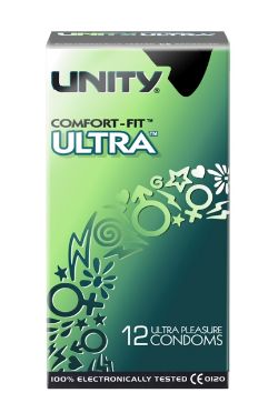 288 X UNITY ULTRA-12PC CONDOMS-082033 (144)