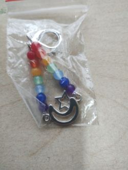 CHAKRA SMALL BEADED STAR AND MOON EARRING SETS JOBLOT OF 18 - BRAND NEW