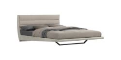 MILA KINGSIZE FLOATING BEDFRAME IN CASHMERE GREY HIGH GLOSS RRP £1099