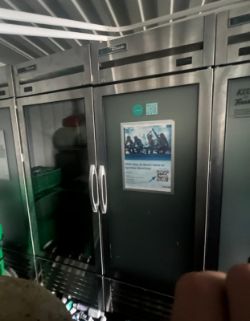 TRUE T-23G-HC-FGD01 UPRIGHT GLASS DOOR REFRIGERATOR