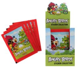 24 X 50PK ANGRY BIRDS CLASSIC- STICKERS DISPLAY BOX (24)