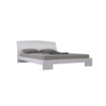 LORNA WHITE HIGH GLOSS KING SIZE BEDFRAME RRP £899