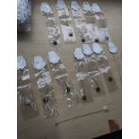 RQ + TIGERS EYE SS FLOWER NECKLACE JOBLOT OF 14- BRAND NEW
