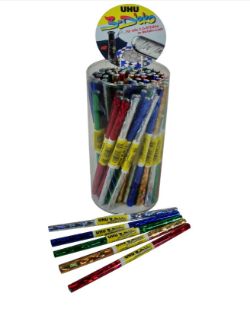 350 X UHU- 3D HOLOG TRANS FOIL ROLL -ASSTD (70/420)