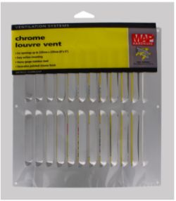 40 X VENT LOUVERD STAINLESS STEEL (5/40)