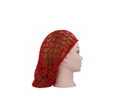 48 X THICK HAIR NET RED (12/300)