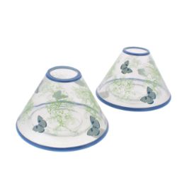 60 X LARGE CANDLE SHADEN GLASS (2/12)