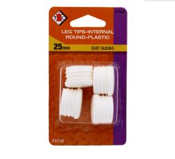 120 X CHAIR TIP INTERNAL TIC-25MM (6/72)