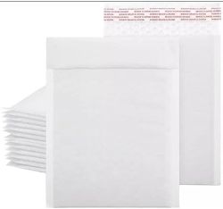 500 BUBBLE WHITE ENVELOPES WITH PEEL AND SEAL TOUGH LIGHT PADDED (120 X 175MM)