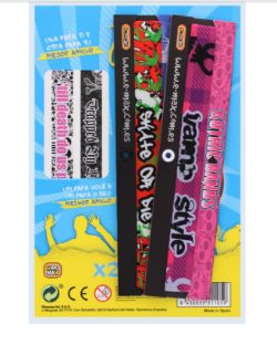 1200 X DUO WRIST BANDS ASST (400)