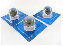 135 X MARBLE BALL DECORATION BLACK STONE (0/45) *NBC*