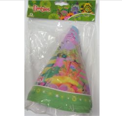 240 X FIMBLES 8 PARTY CONE HAT (144)