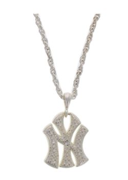 240 X NEW YORK SIGN SILVER PENDANT NECKLACE (12/357)