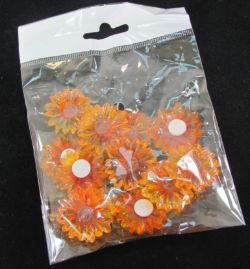 400 X 12PC SMALL PLASTIC DECORATIVE FLOWERS (40) *NBC*