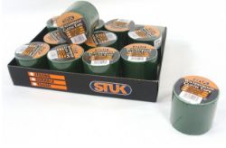 48 X WATERPROOF CLOTH TAPE 50MM/4.5M GREEN (48)