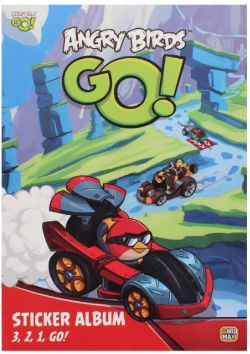 500 X ANGRY BIRDS GO! STICKER BOOK-ENGLISH (50)