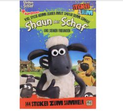 360 X SHAUN THE SHEEP-STICKER BOOK- GERMAN (0/120)