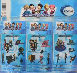 160 X CODIGO LYOKO 9 PK STICKERS DISPLAY CARD (160)