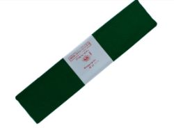 200 X CREPE PAPER DARK GREEN-50X250CM (10/100)
