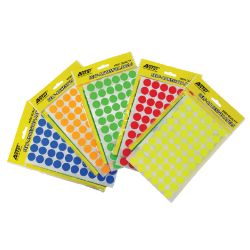 144 X SELF ADHESIVE LABELS 13MM (144)