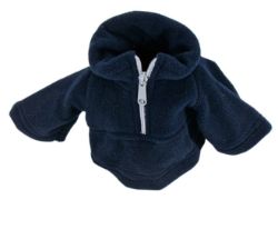 312 X NAVY BLUE FLEECE 8''CHEST TEDDY(312)*(NBC)*