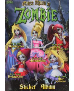 540 X ZOMBIE STICKER BOOK ONLY-GERMAN (270)