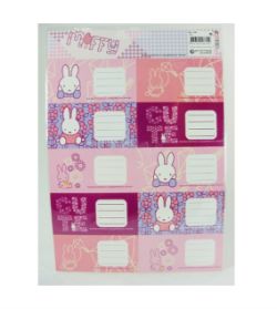 100 X MIFFY GROUP SCHOOL LABELS (100)