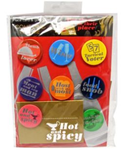 144 X 9 PLACE CARDS & GUEST BADGES (144)