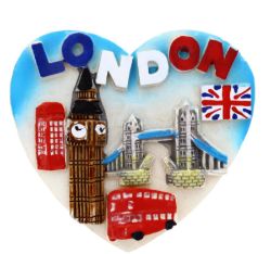 288 X FRIDGE MAGNET LONDON HEART (12/288)