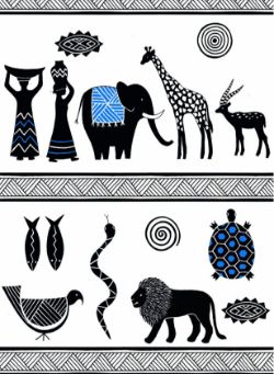 300 X WALL DECO TATTOO- AFRICA (15)