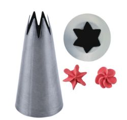 550 X CAKE DECORATION OPEN STAR NOZZLE (550) *NBC*