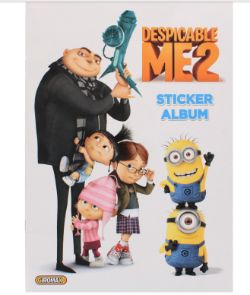 375 X DESPICABLE ME 2-STICKER BOOK- ENGLISH (125)