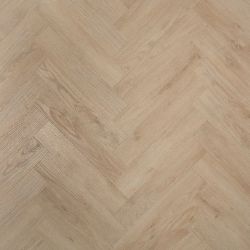 56 PACKS (127.51M2) EXPLORA COMMERCIAL GLUEDOWN HERRINGBONE LVT DUSTY BEIGE OAK - RRP £3,500