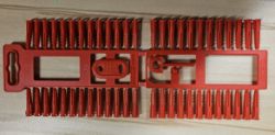 2 BOXES OF PLASPLUGS GENERAL PURPOSE CONCRETE AND BRICK FIXING RED 50 PLUGS PER STRIP (NO PACKAGING)
