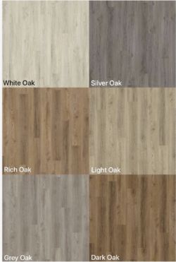 80 X BOXES (268.8M2) UNIVERSAL 30 COMMERCIAL GLUEDOWN LVT PLANK VARIOUS WOODS - RRP £6,700