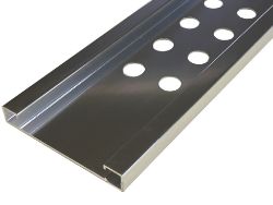 200 X 12.5MM ACCENT TRIM BRIGHT SILVER (DEPTH-12.5MM / RECESS WIDTH- 52MM / LENGTH 2.44M)