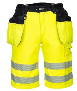 XL MEN'S HIVIZ COMBAT SHORTS AND LARGE HYPE TOPS